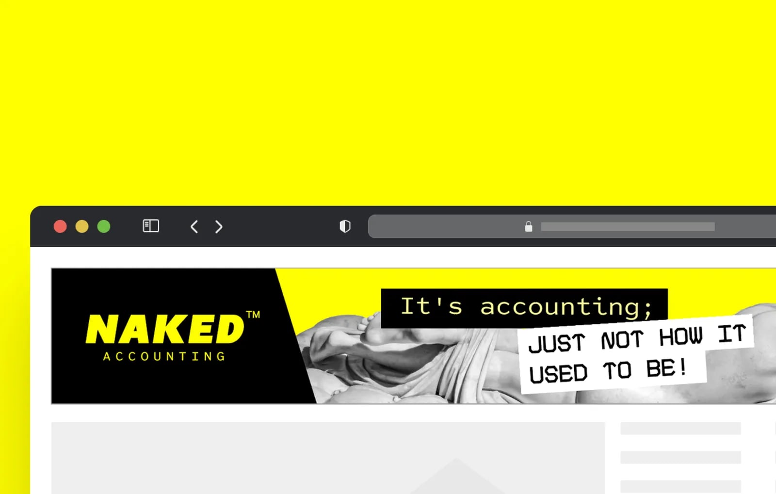 Naked Accounting brand identity by NOIZE