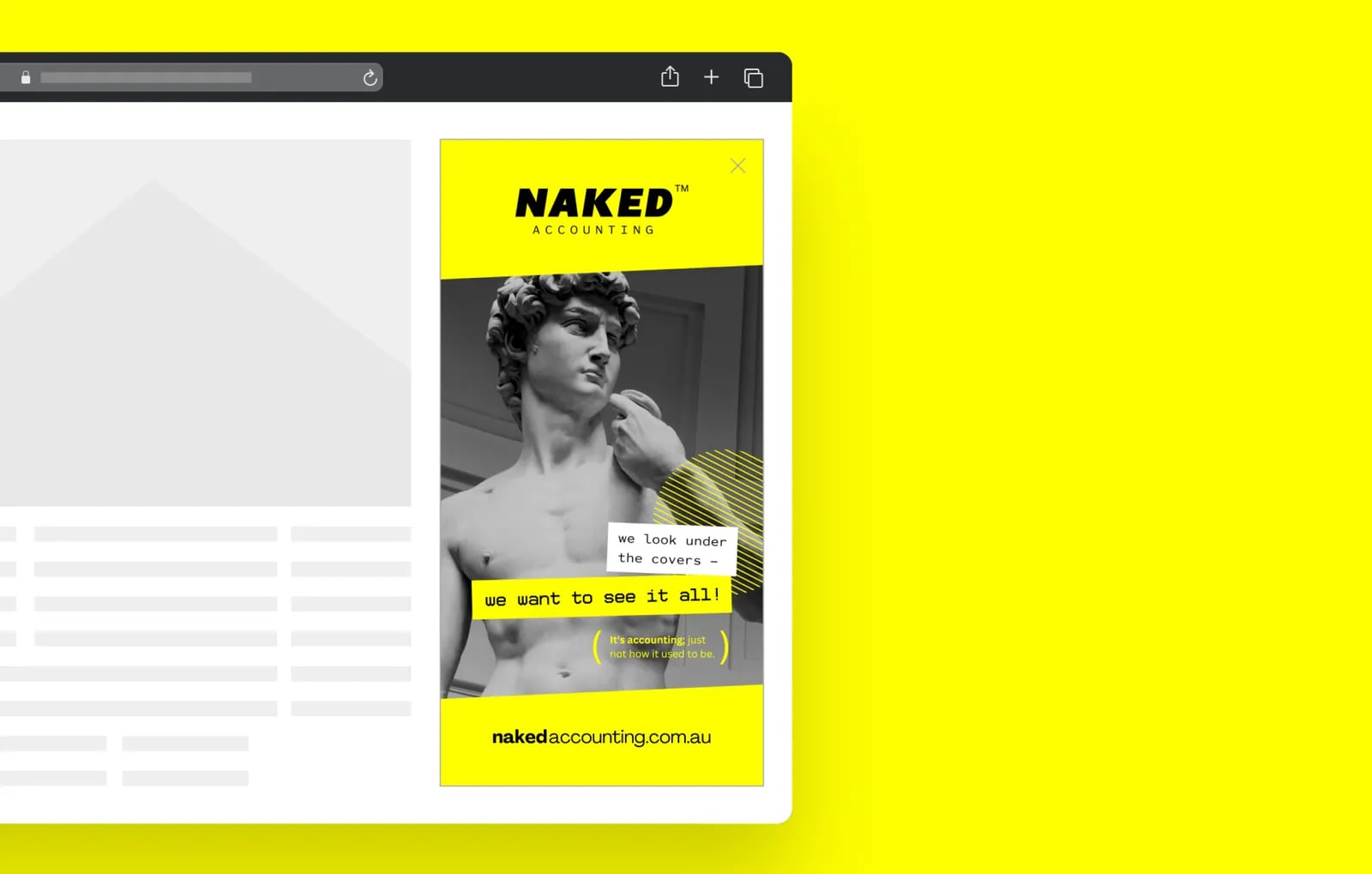 Naked Accounting brand identity by NOIZE