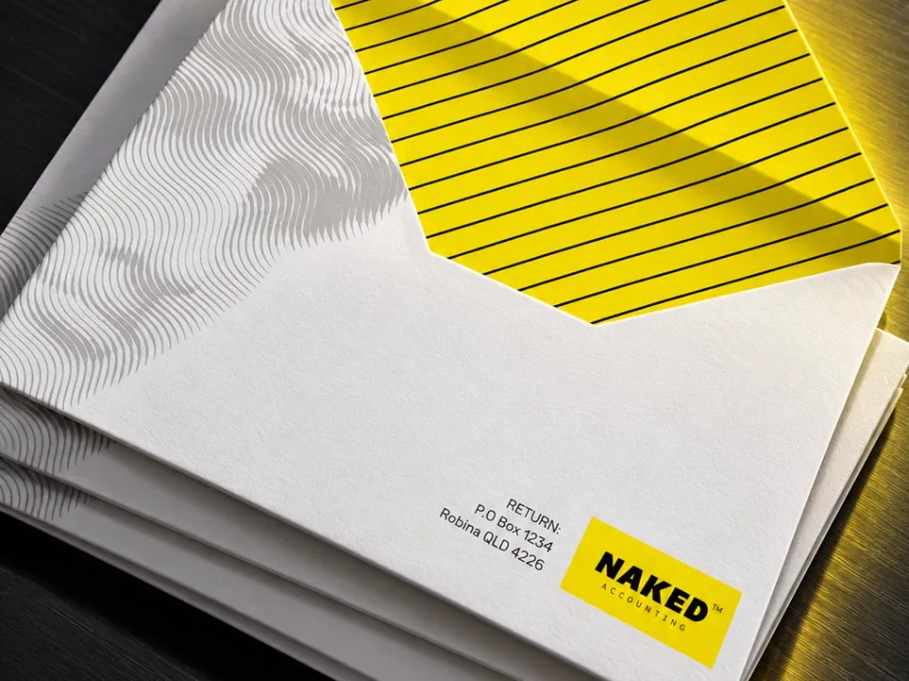 Naked Accounting brand work