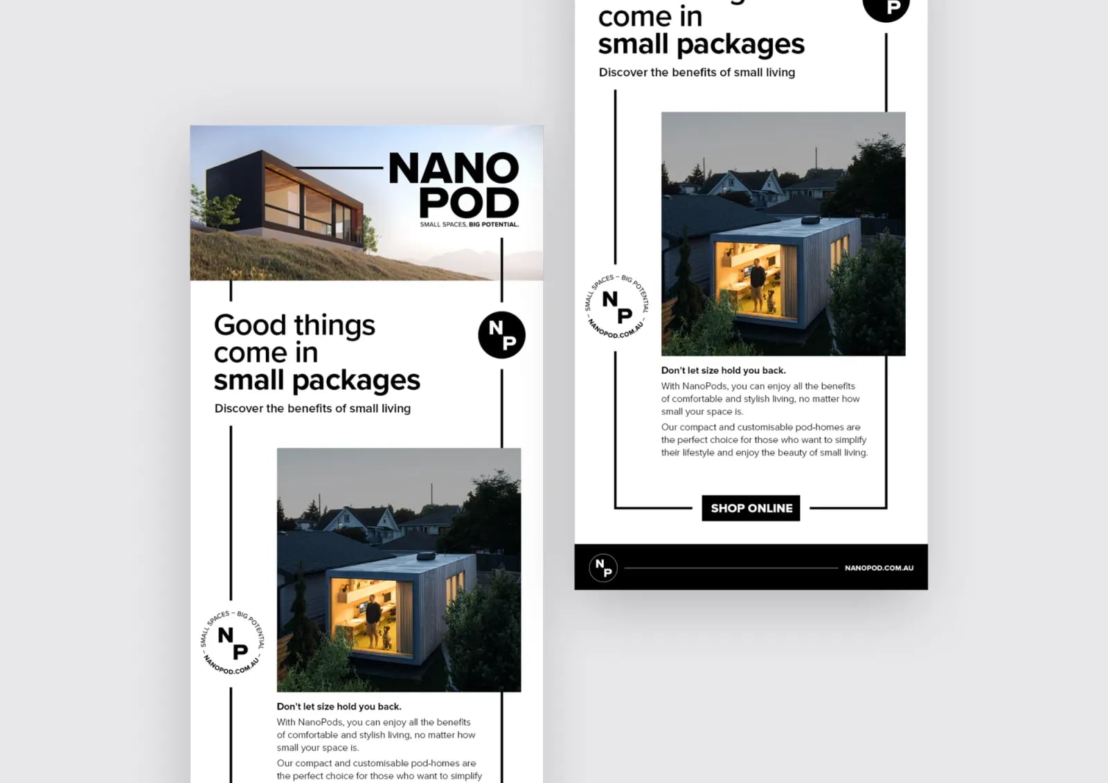 NanoPod brand identity by NOIZE