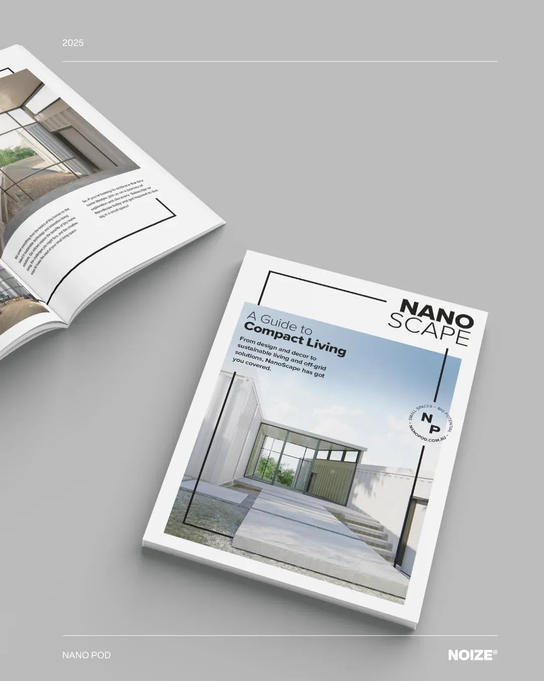 NanoPod brand identity by NOIZE