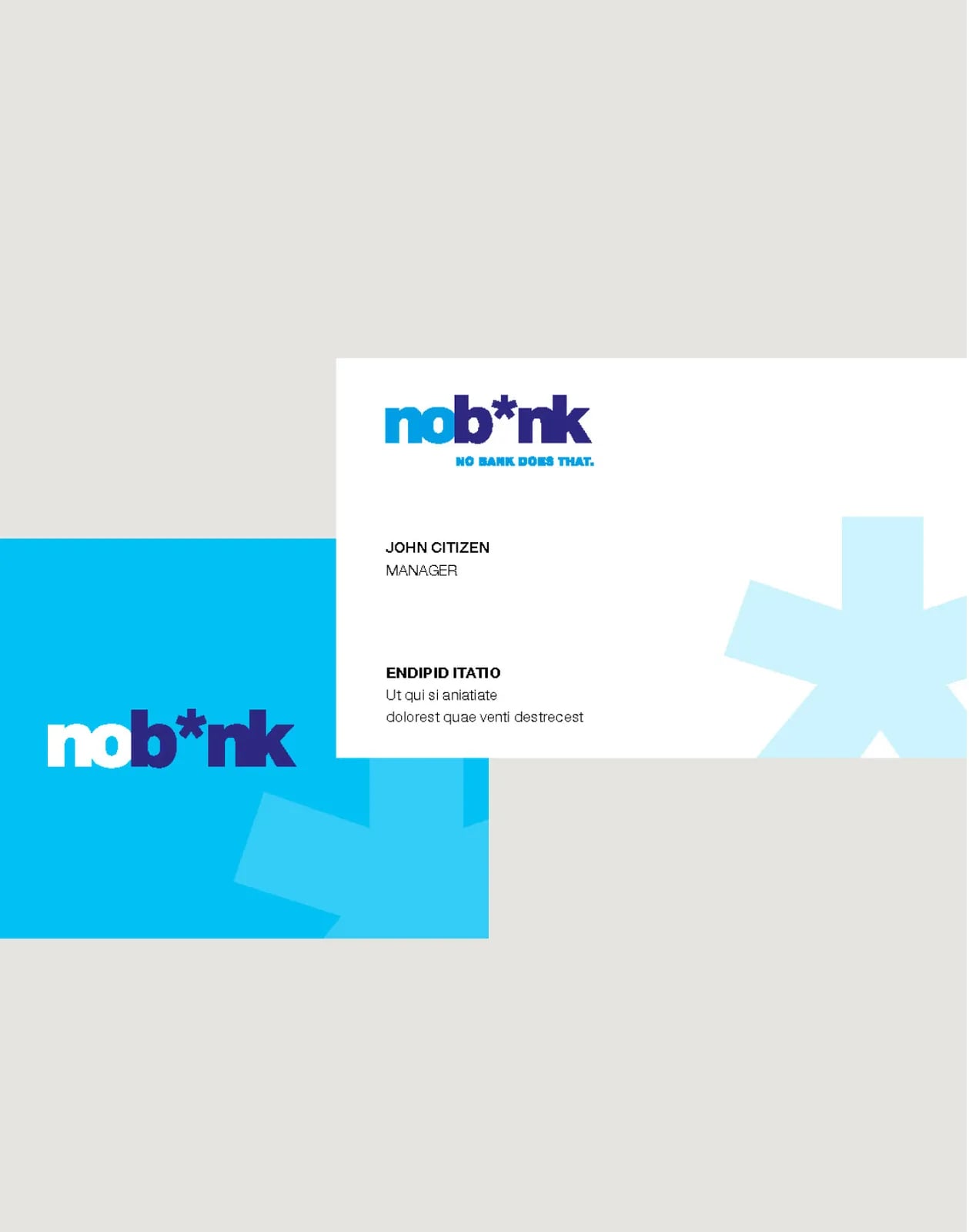 NoBnk brand identity by NOIZE