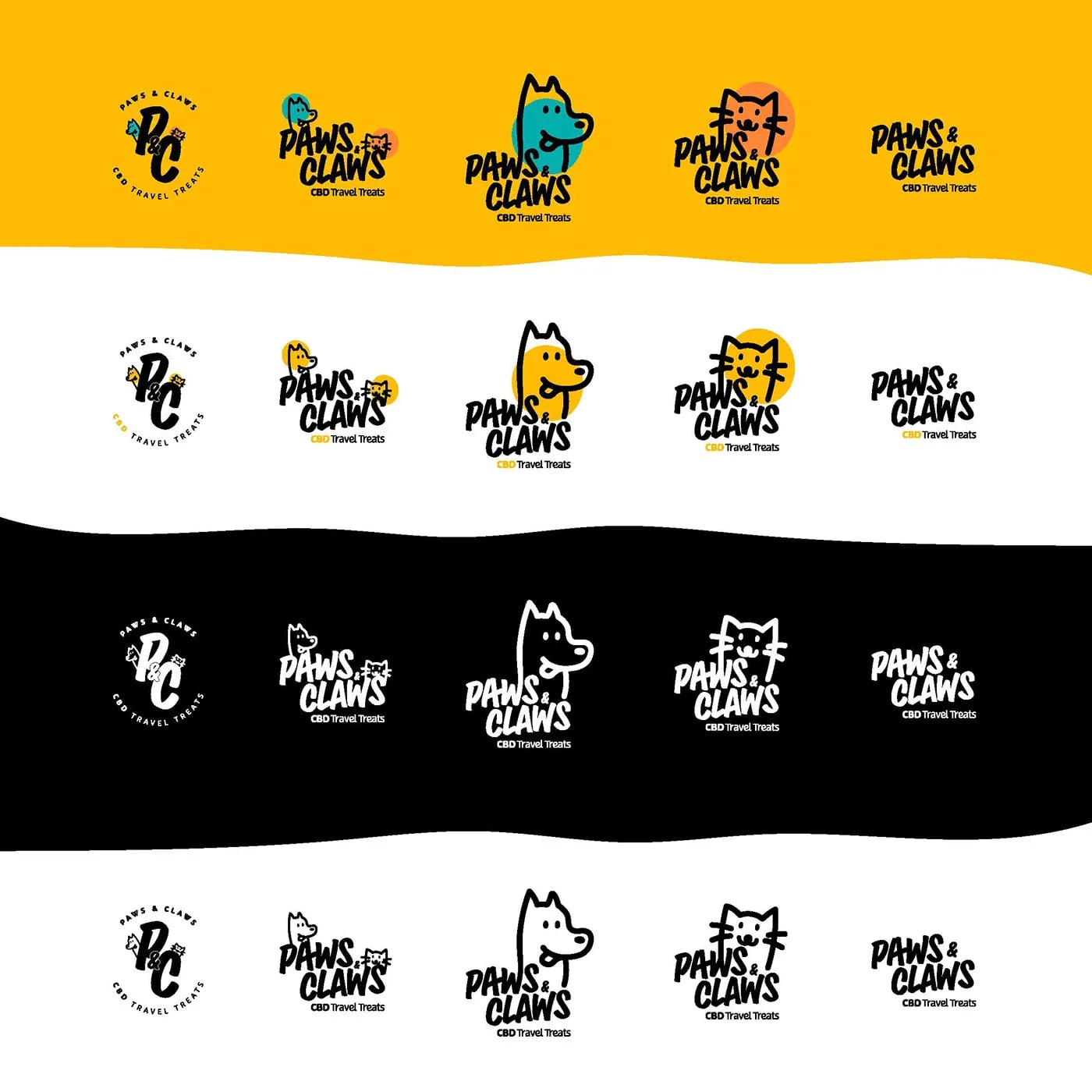 Paws and Claws brand identity by NOIZE