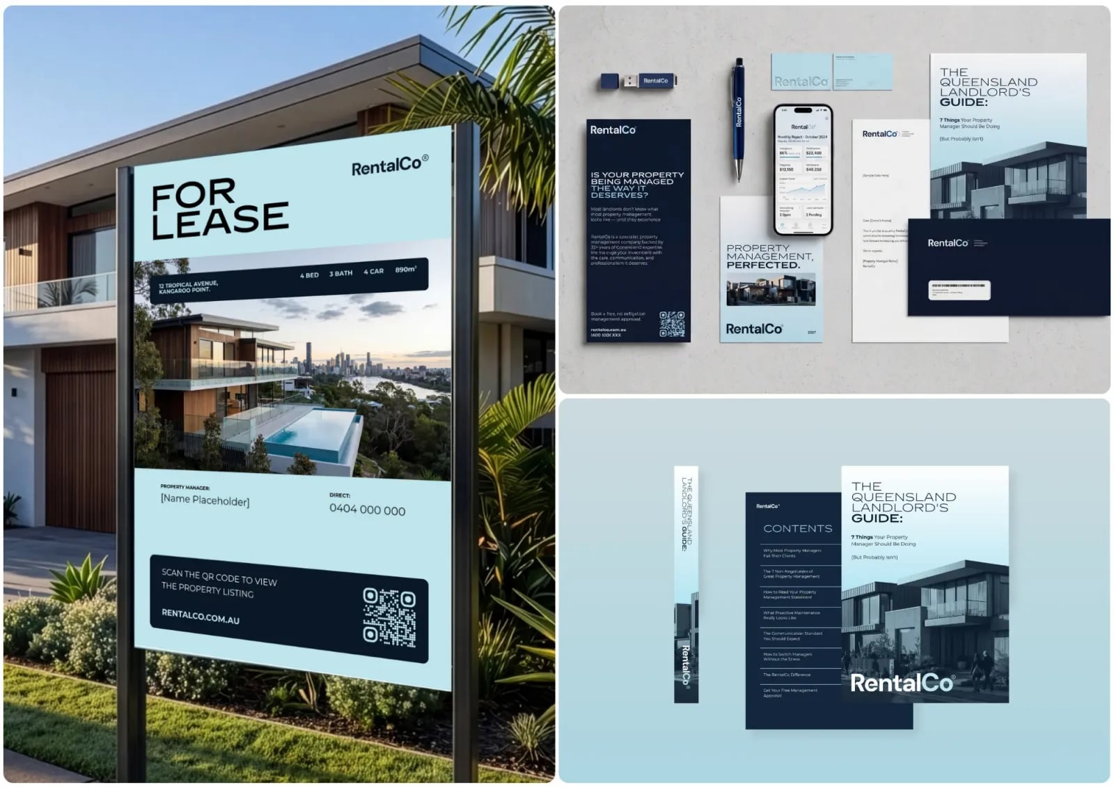 RentalCo brand identity by NOIZE