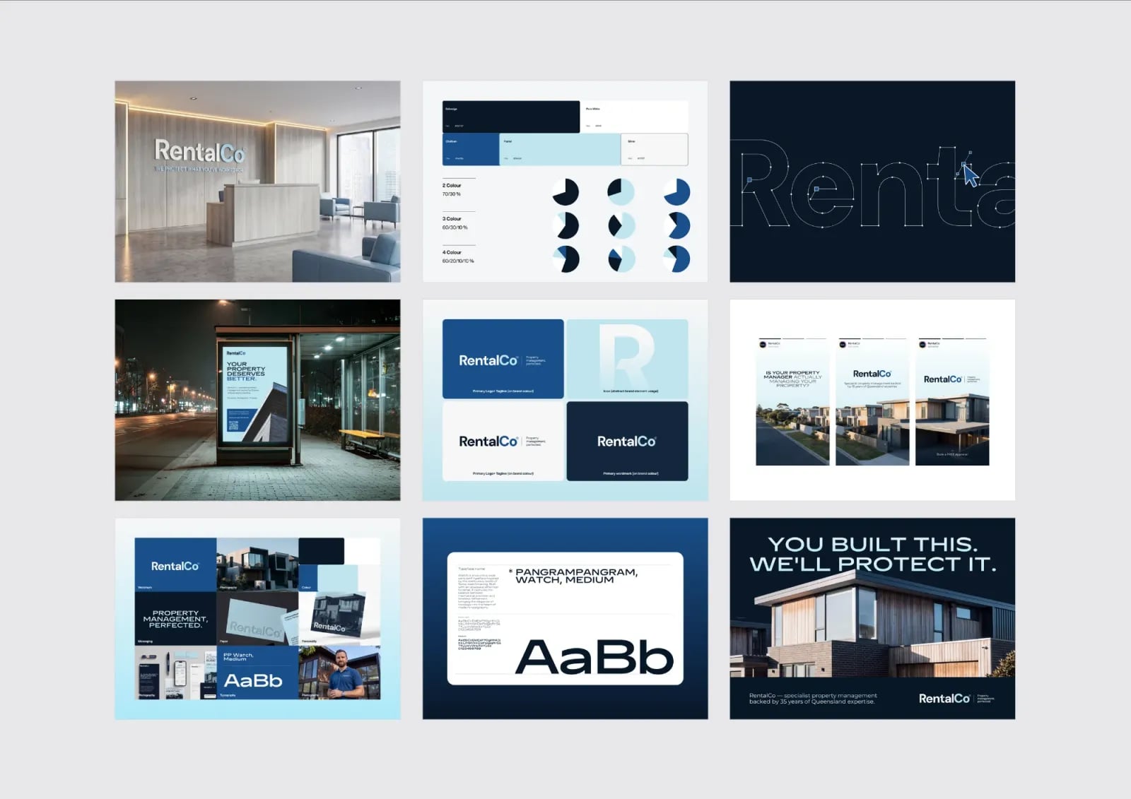 RentalCo brand identity by NOIZE