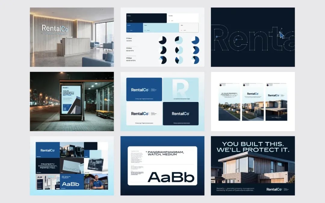 RentalCo brand identity by NOIZE