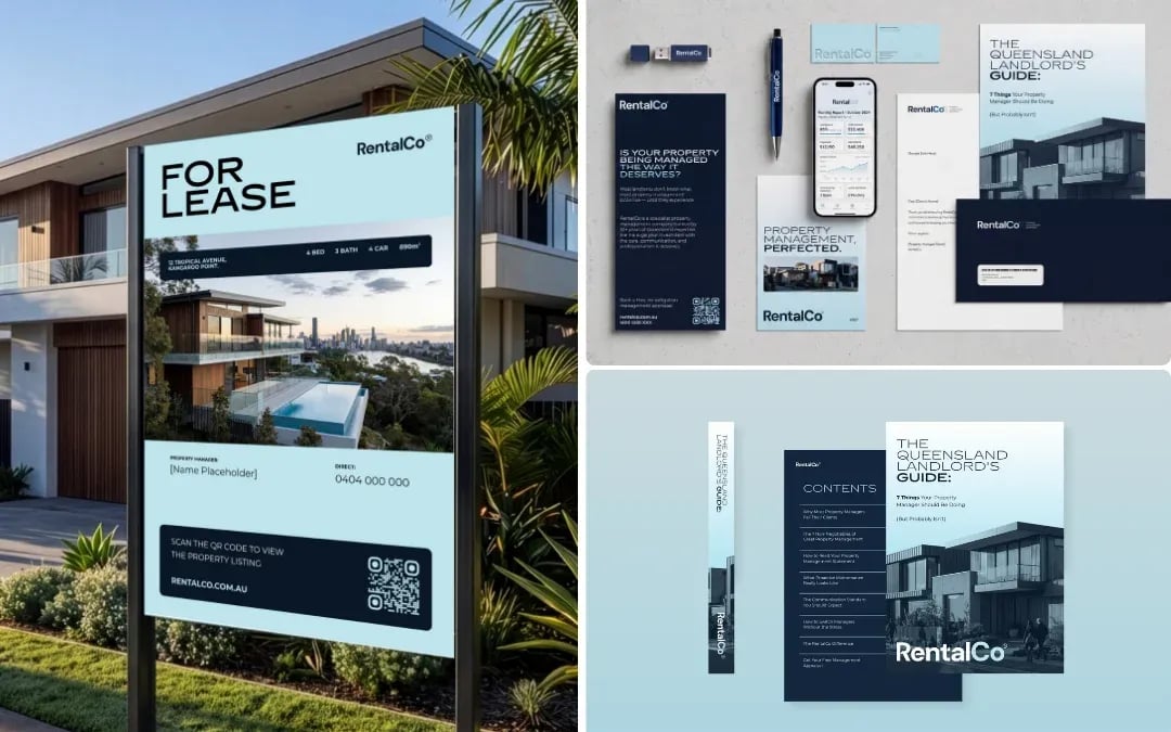 RentalCo brand identity by NOIZE
