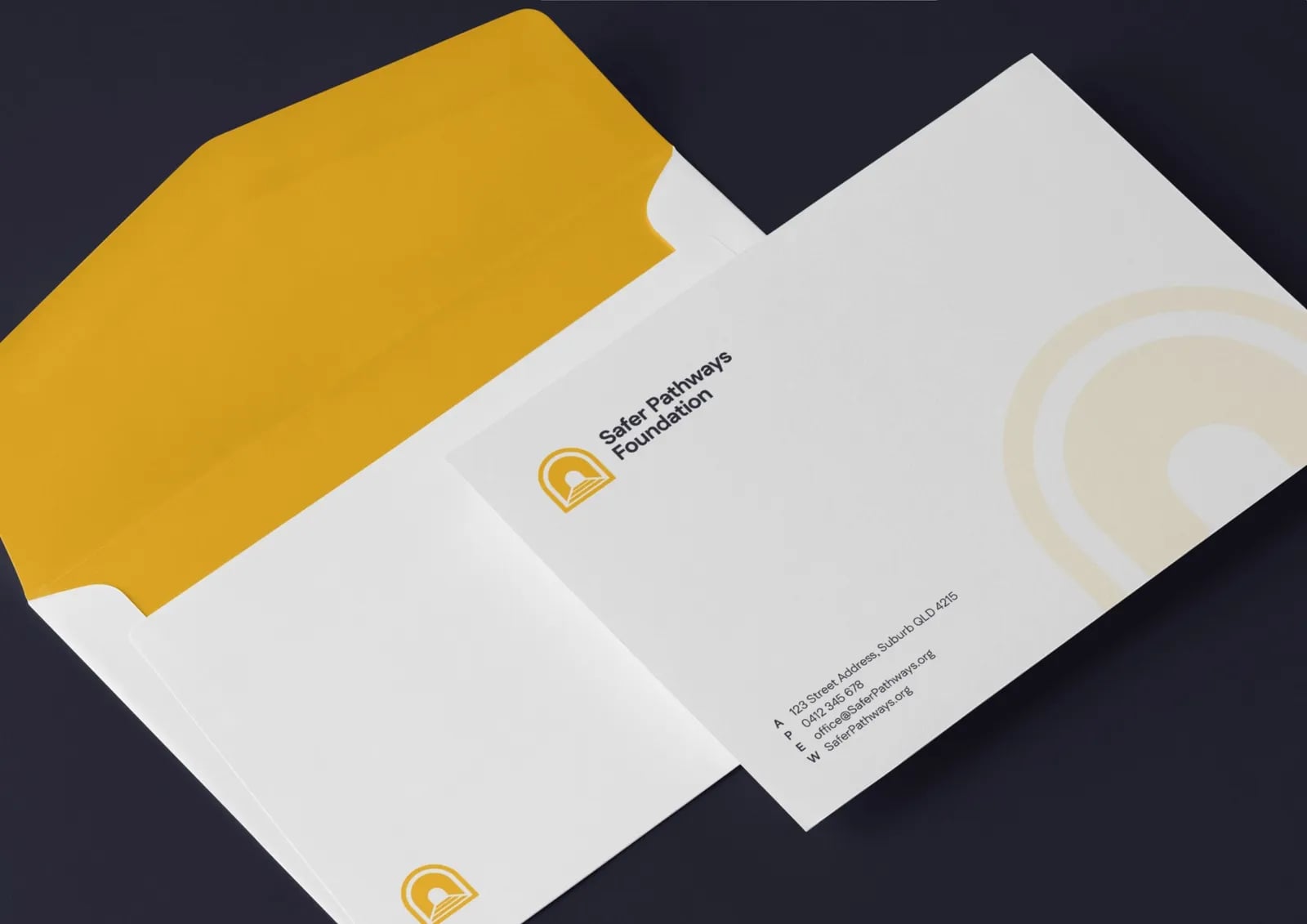 Safer Pathways Foundation brand identity by NOIZE