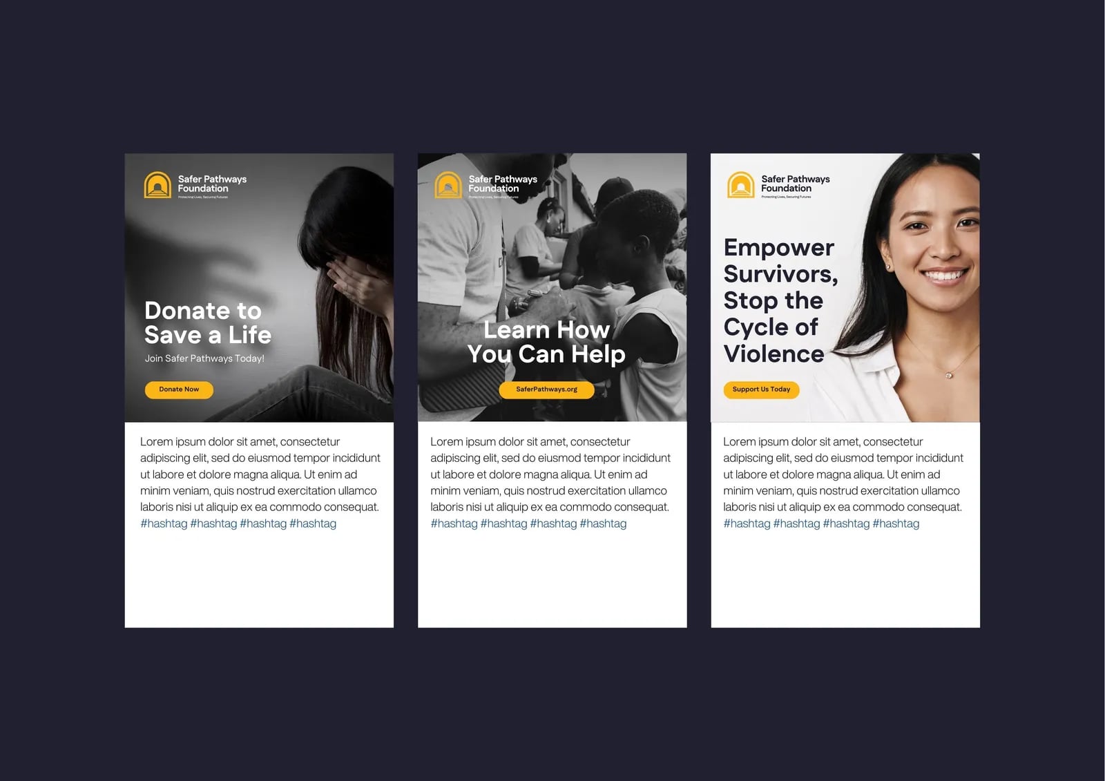 Safer Pathways Foundation brand identity by NOIZE