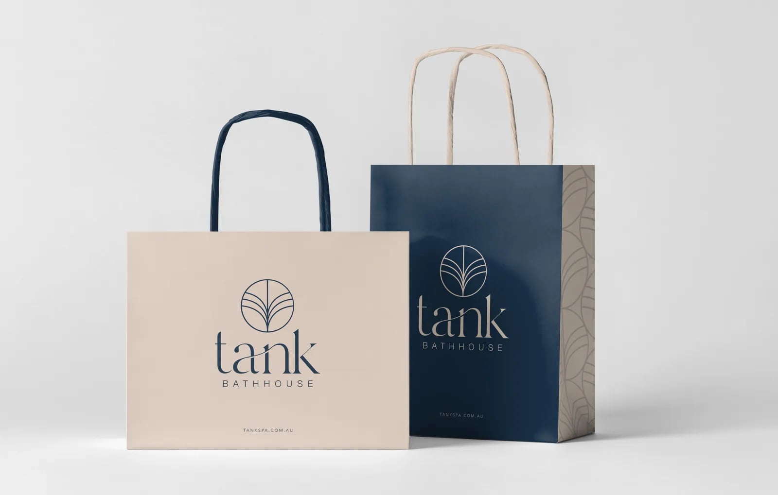Tank Bathhouse brand identity by NOIZE