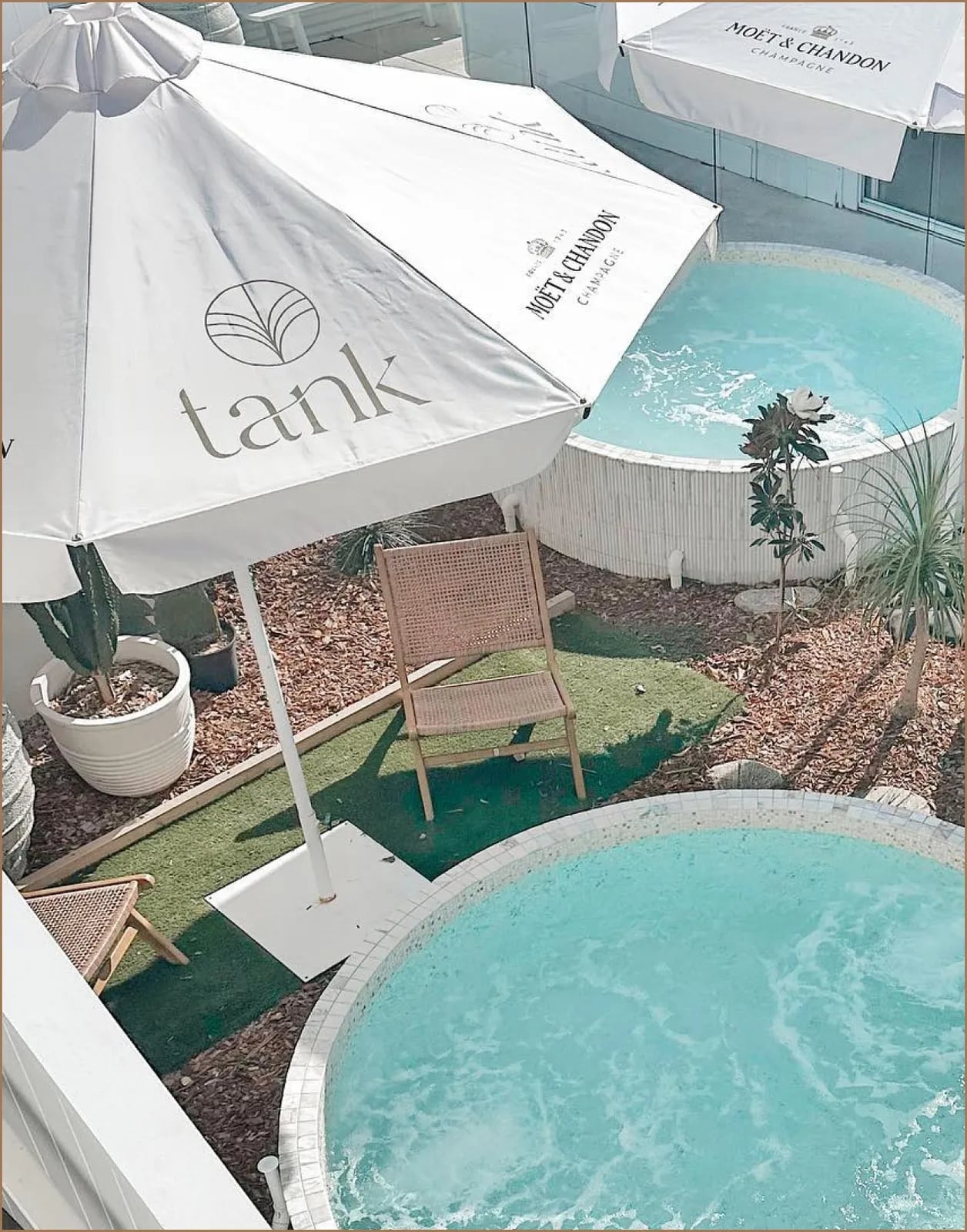 Tank Bathhouse brand identity by NOIZE