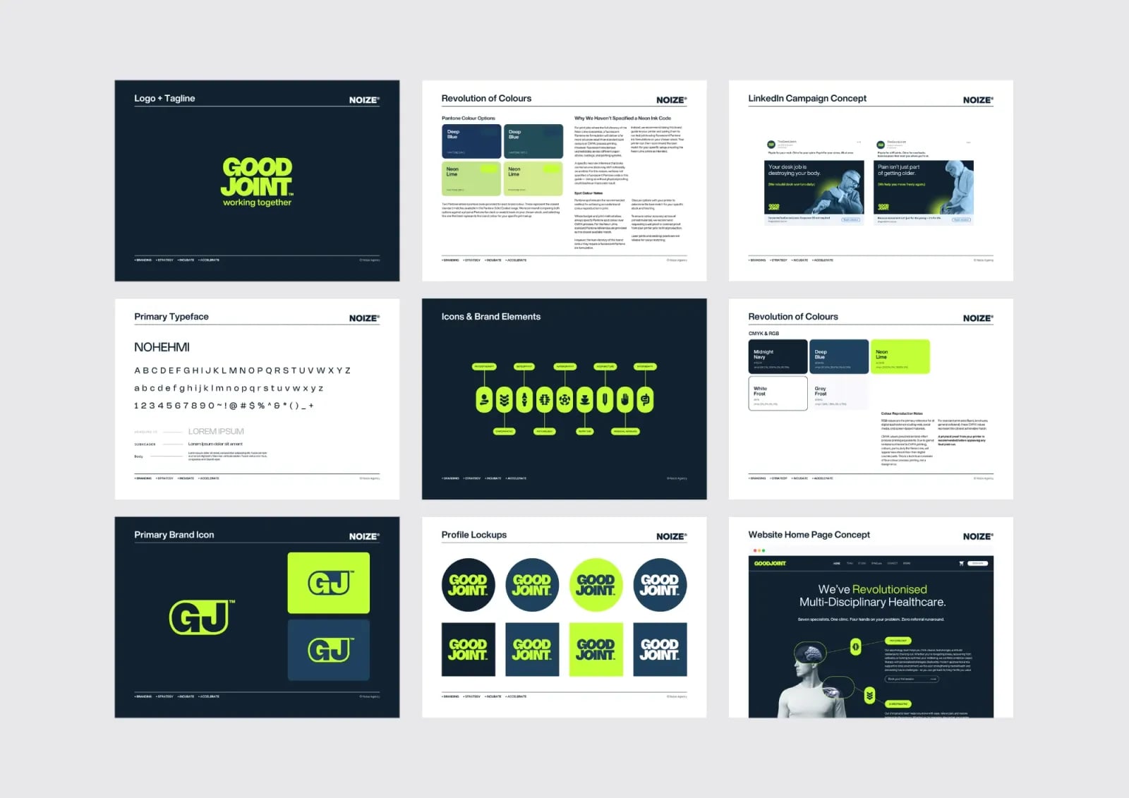 The Good Joint brand identity by NOIZE