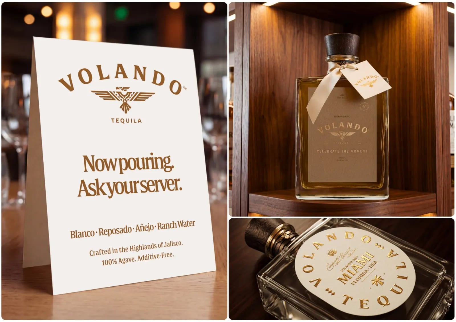 Volando Tequila brand identity by NOIZE