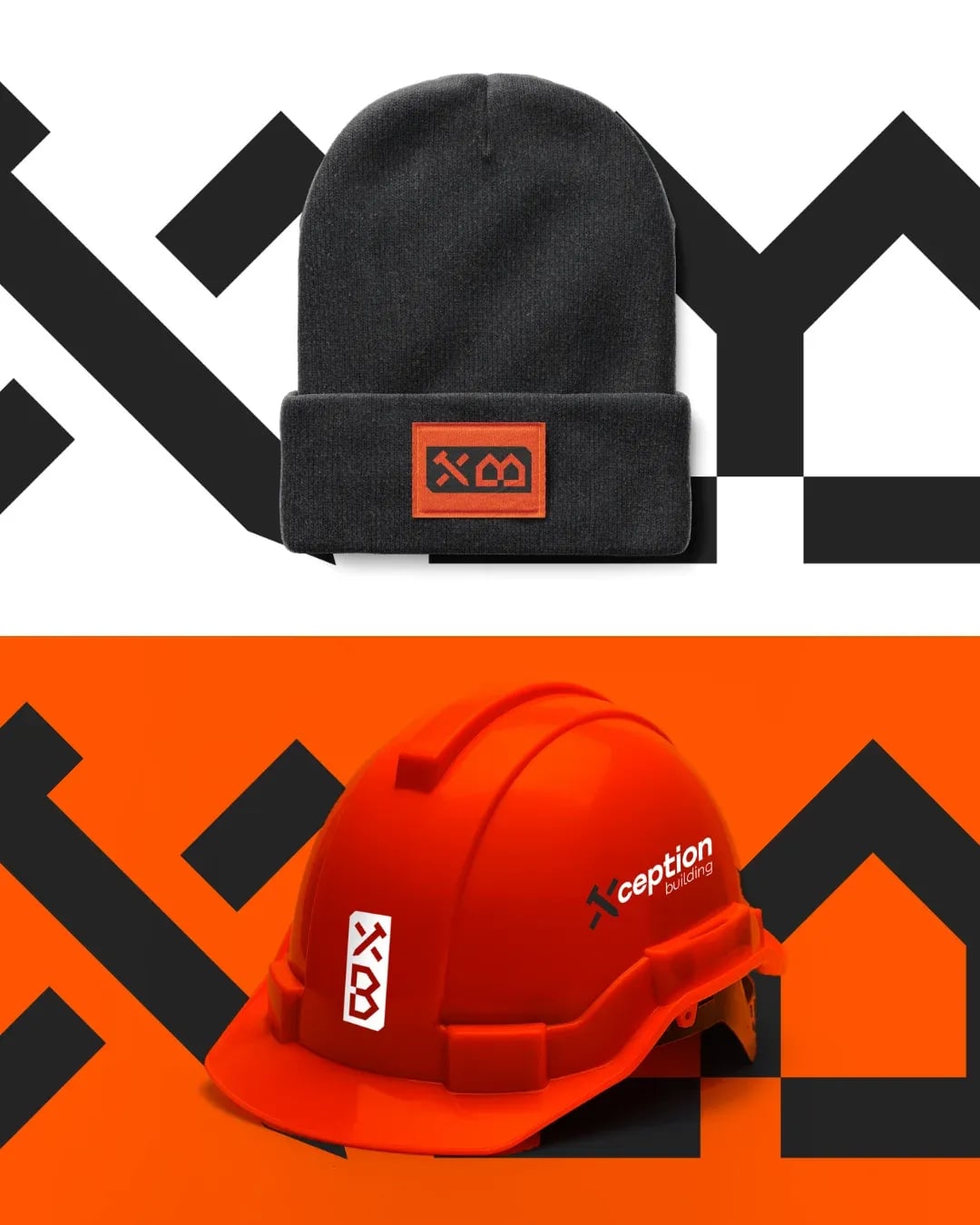 Xception Builders brand identity by NOIZE